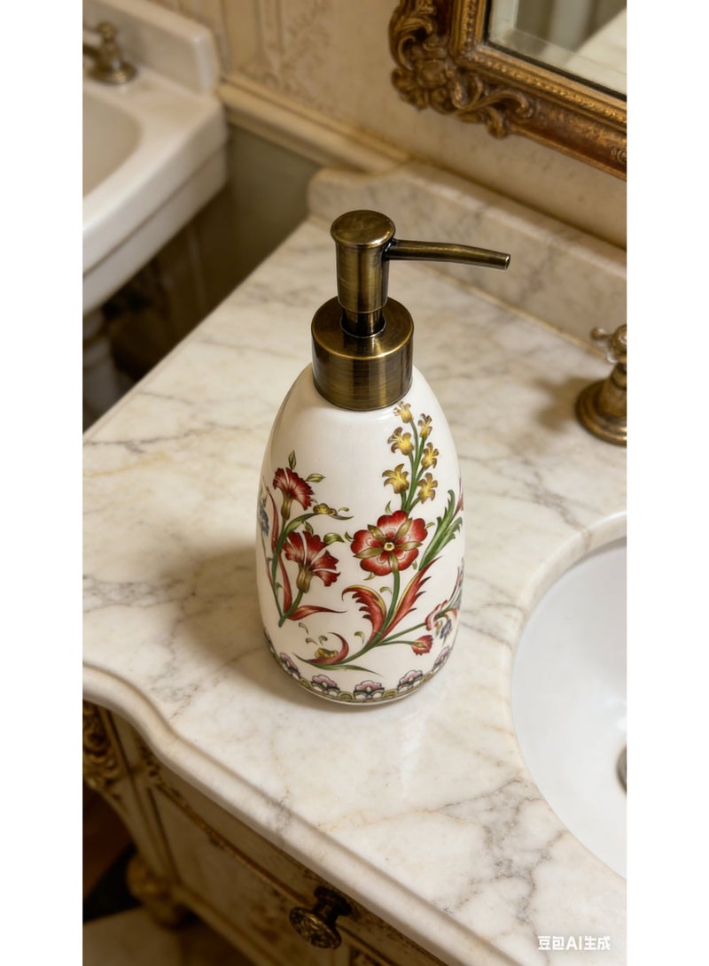 bbet Elegant Ceramic Soap Dispenser, Modern European Design for Home & Bathroom - Image 3
